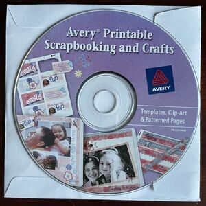 Avery Printable Scrapbooking and crafts CD